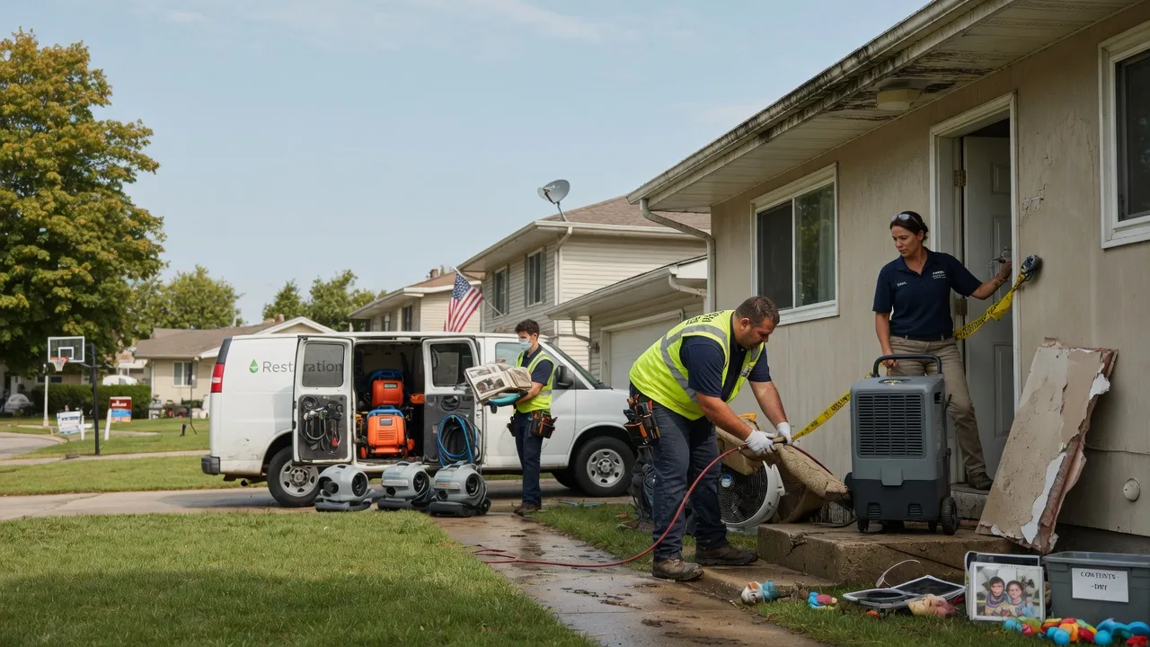 Water Damage Restoration in Barnesville, PA near me